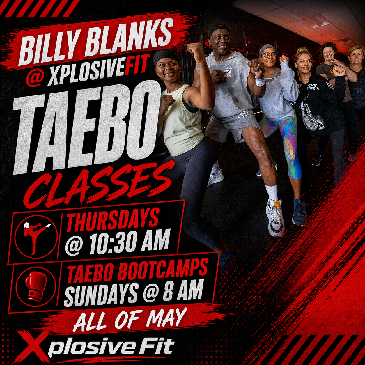 Billy Blanks Taebo at Xplosive Fit